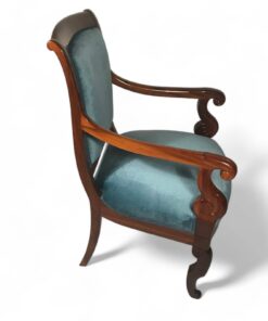 Pair of French Armchairs - Side Profile of Frame - Styylish