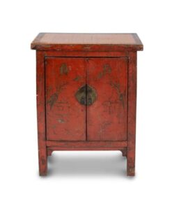 Chinese Red Lacquer Sideboards - Door Detail - Styylish