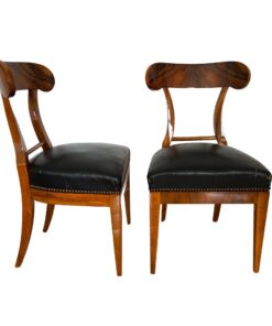 Pair of Authentic Biedermeier Shovel Chairs- Styylish