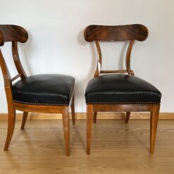 Pair of Authentic Biedermeier Shovel Chairs - Different Profiles - Styylish