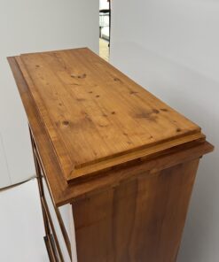 Cherry Biedermeier Display Cabinet - Top - Styylish