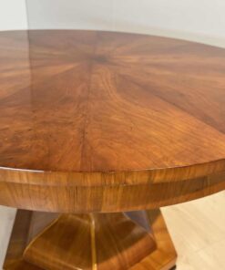Biedermeier Center Table Cherry Wood - Top Details - Styylish