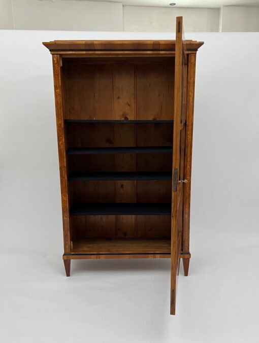 Cherry Biedermeier Display Cabinet - Open Front - Styylish