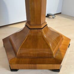 Biedermeier Center Table Cherry Wood - Base Details - Styylish