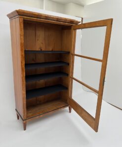Cherry Biedermeier Display Cabinet - Open Door - Styylish