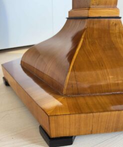 Biedermeier Center Table Cherry Wood - Base Ebonized Feet - Styylish