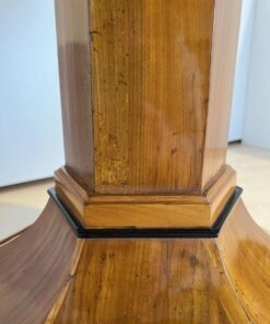 Biedermeier Center Table Cherry Wood - Base Ebonized - Styylish