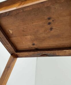 Biedermeier Side Table Cherry Wood - Underneath - Styylish