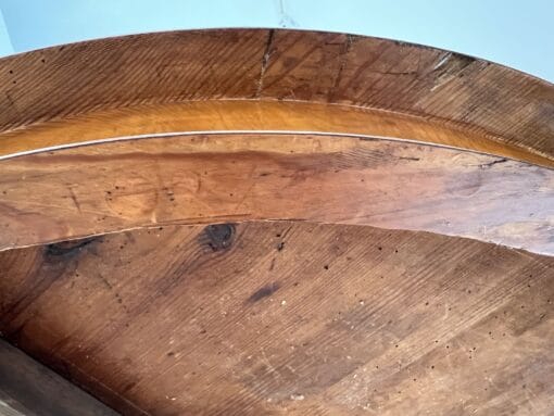 Biedermeier Center Table Cherry Wood - Underneath - Styylish