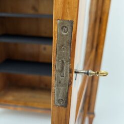 Cherry Biedermeier Display Cabinet - Lock - Styylish