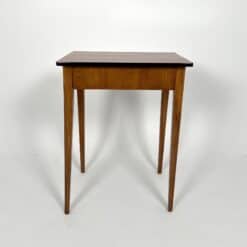 Biedermeier Side Table Cherry Wood - Back Profile - Styylish