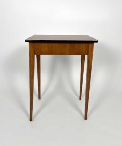 Biedermeier Side Table Cherry Wood - Back Profile - Styylish