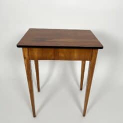 Biedermeier Side Table Cherry Wood - Hidden Drawer - Styylish