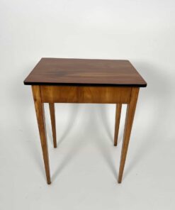 Biedermeier Side Table Cherry Wood - Hidden Drawer - Styylish