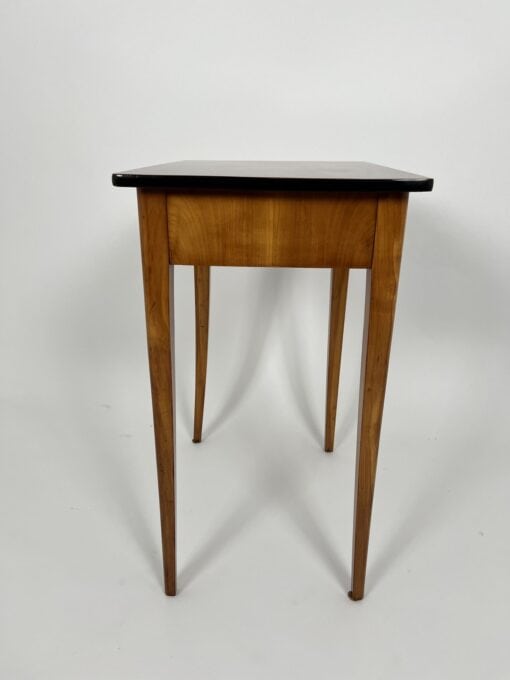 Biedermeier Side Table Cherry Wood - Frame Detail - Styylish