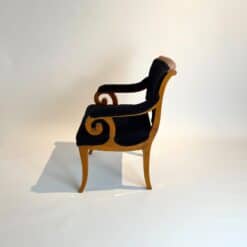 Biedermeier Armchair Solid Beech - Side - Styylish