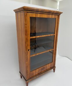 Cherry Biedermeier Display Cabinet - Three-quarters 2 - Styylish