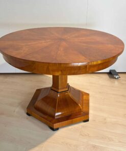 Biedermeier Center Table Cherry Wood - Side Profile - Styylish
