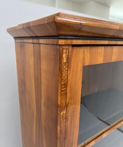 Cherry Biedermeier Display Cabinet - Corner - Styylish