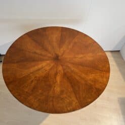 Biedermeier Center Table Cherry Wood - Star Pattern Veneer - Styylish