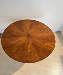 Biedermeier Center Table Cherry Wood - Star Pattern Veneer - Styylish