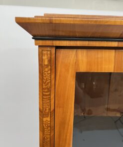 Cherry Biedermeier Display Cabinet - Front Detail - Styylish