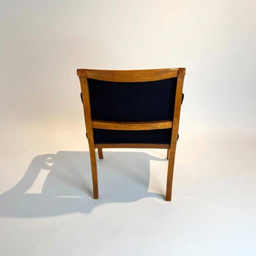 Biedermeier Armchair Solid Beech - Back Frame - Styylish