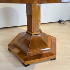 Biedermeier Center Table Cherry Wood - Lacquer Shine - Styylish