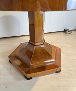 Biedermeier Center Table Cherry Wood - Lacquer Shine - Styylish