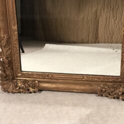 Gilt Wood Mirror - Close Front View - Styylish