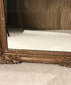 Gilt Wood Mirror - Close Front View - Styylish