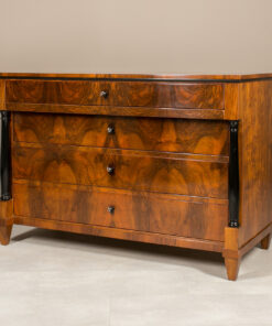 Biedermeier Chest of Drawers Walnut - Lacquer Shine - Styylish