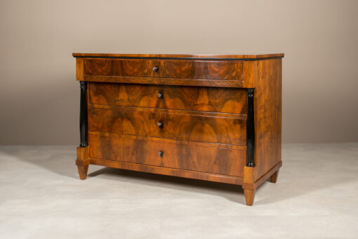 Biedermeier Chest of Drawers Walnut - Lacquer Shine - Styylish