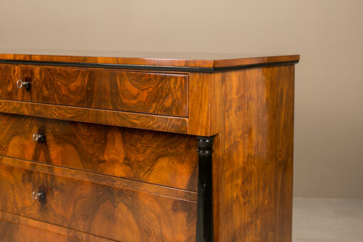 Biedermeier Chest of Drawers Walnut - Corner - Styylish