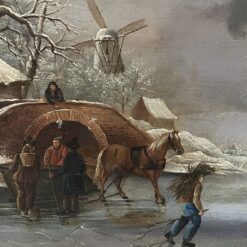 Dutch Winter Painting - Horse - Styylish