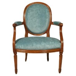 Pair of Louis XVI Armchairs - Front Profile - Styylish