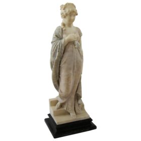 Alabaster Sculpture by Adolfo Cipriani (active 1880-1930)