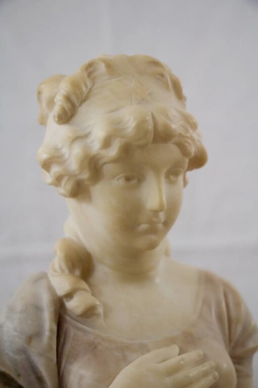 Alabaster Sculpture by Adolfo Cipriani - Head - Styylish