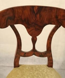 Biedermeier Walnut Chair - Front - Styylish