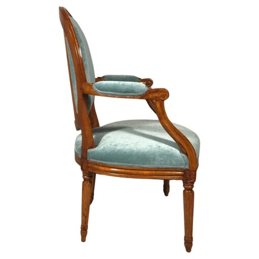 Pair of Louis XVI Armchairs - Side of Frame - Styylish