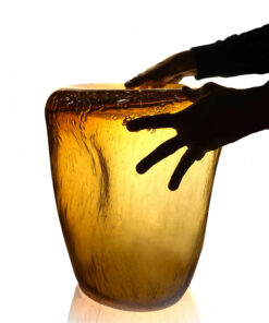 Murano Glass Side Table - With Hands - Styylish