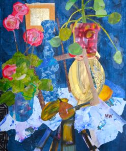 Pilea and Geranium - Painting - Styylish