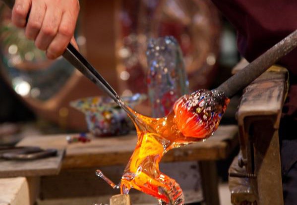 How to shape murano glass into pendant lights