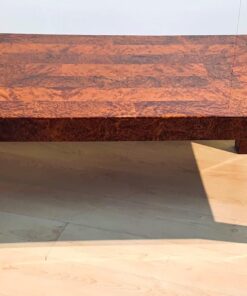 Alternative view of Art Deco Coffee Table, Thuja Burl Veneer, Lacquer, France circa 1930
