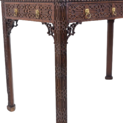 Chippendale-style mahogany table - Side Profile - Styylish