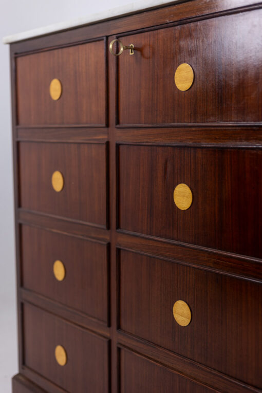 Rosewood “trompe-l’oeil” Sideboard - Drawers with Key - Styylish