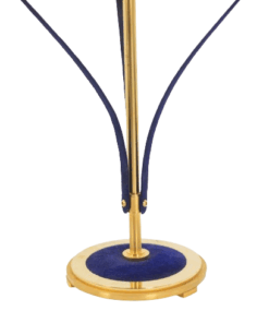 Candlestick Gilded Brass and Velvet - Base Detail - Styylish