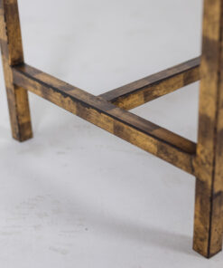 Coffee Table Gilded Iron - Side Base Detail - Styylish