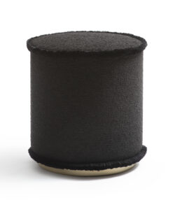 IL Pouf I Bouclé Black by LO Decor