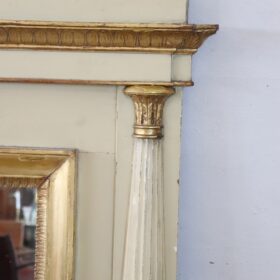 Antique Neoclassical Large Wall Mirror